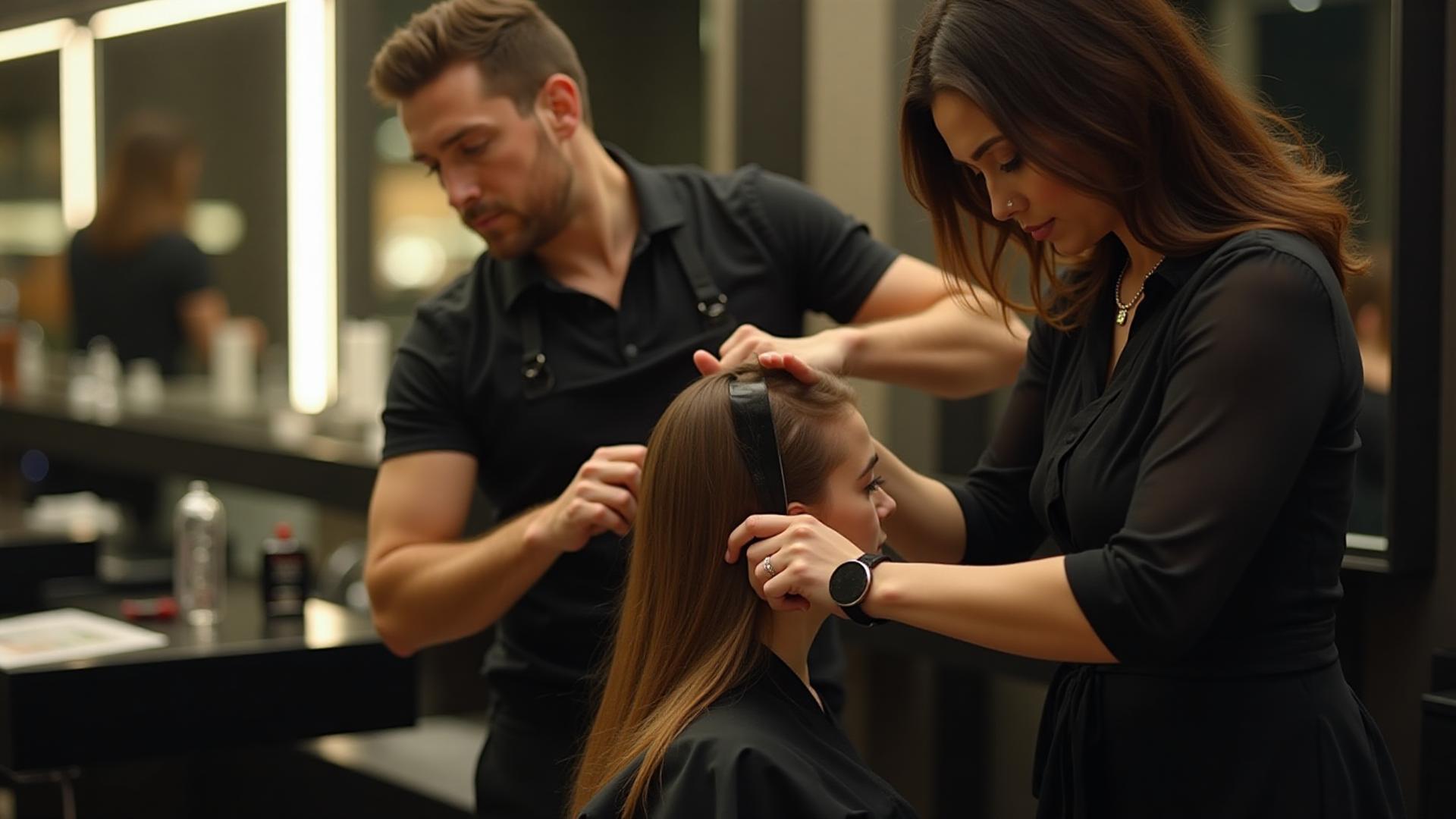 Formazione professionale di hair styling in salone